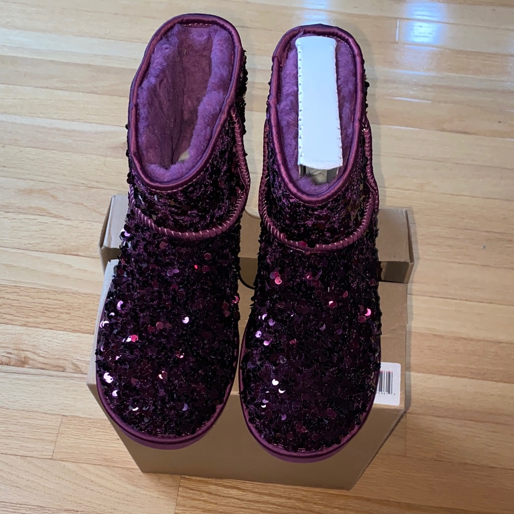 Sequin Purple Women's Ugg Boots size 8